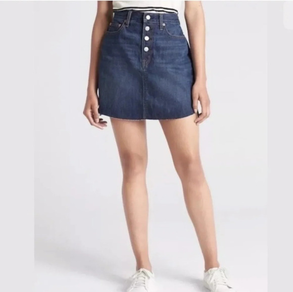 Gap High Waisted Skirt 25 - Picture 7 of 8
